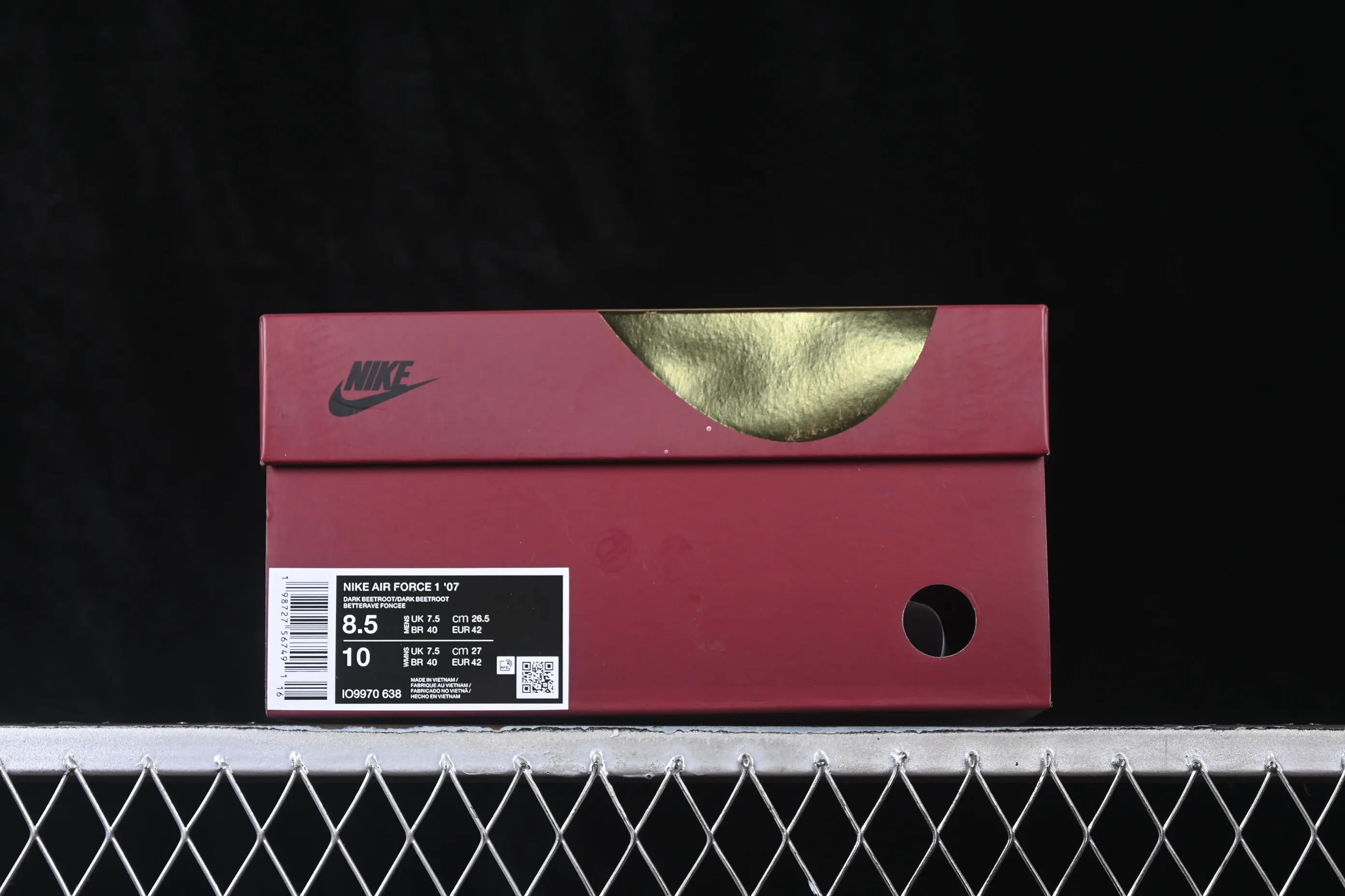 All categories Nk Air Force 1 Air Force series Nk Air Force 1 Low Air Force low-top GX foreign trade version Central Cee x Nike Air Force 1 Low "Dark Beetroot" dark beetroot color Air Force 1 low-top casual sneakers IO9970-638